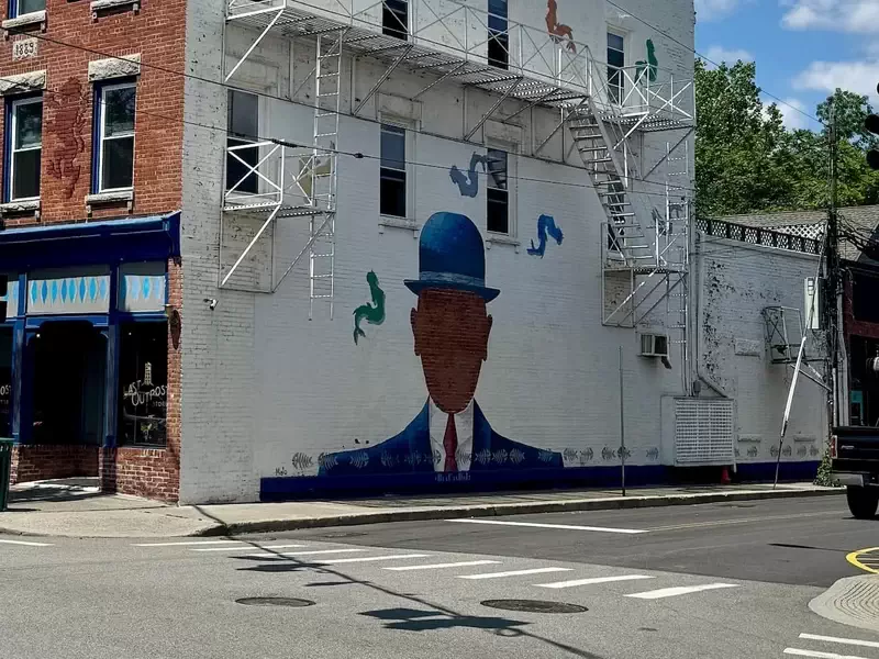  The Last Outpost, at the corner of Main Street and North Chestnut Street. 