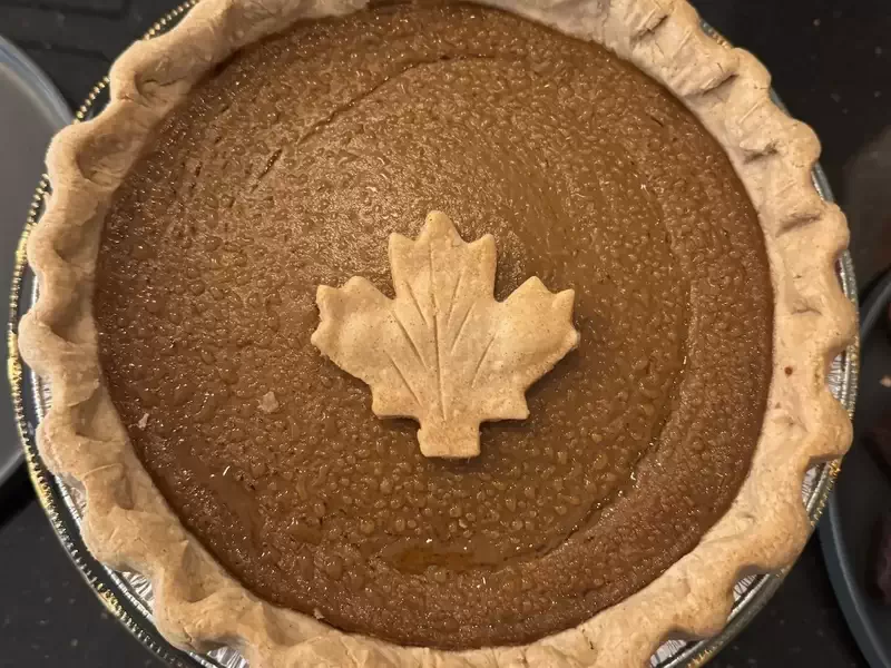 Vegan pumpkin pie from Kitchen & Coffee, 420 Main Street.
