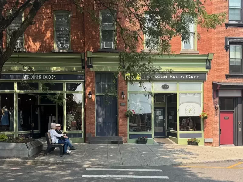  The east end of Main Street. 