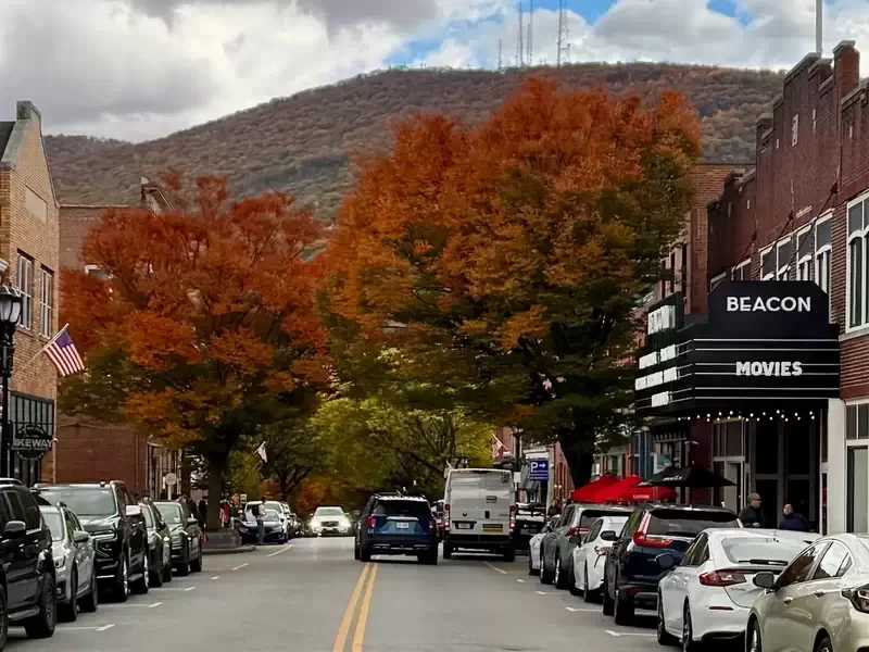  Toward the east end of Main Street, fall 2025. 