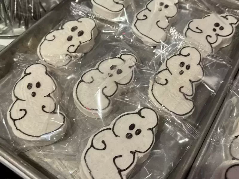  Marshmallow ghosties from Hudson Valley Marshmallow Company (510 Main Street) 