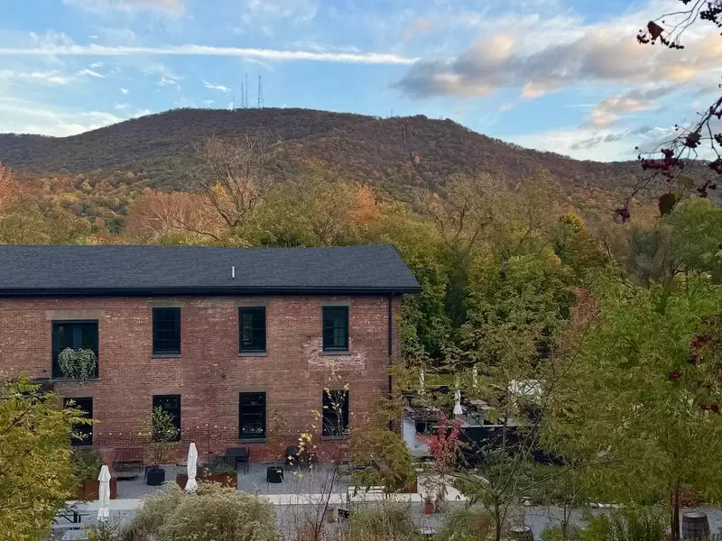  Hudson Valley Brewery with Mount Beacon in the background this week. 