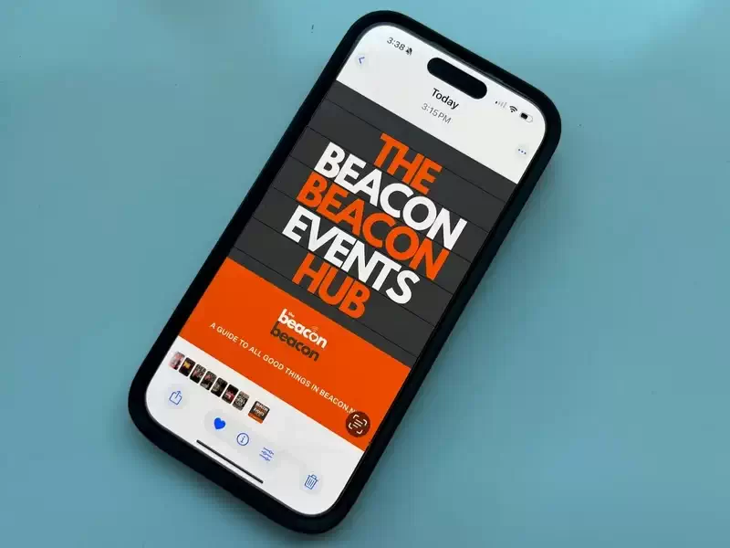  The Beacon Beacon Events Hub just launched on WhatsApp. 